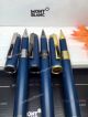 New Mont blanc Writers Edition Gift Pens Blue Barrel Rollerball Pen (5)_th.jpg